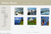 stefan-kloeti; Künstler-Site mit CMS